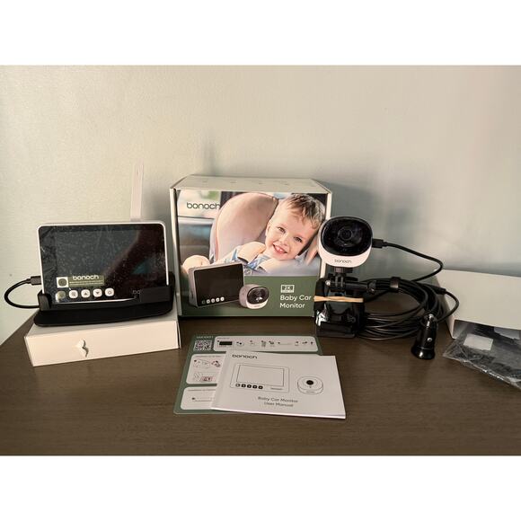 Bonoch Baby Car Monitor 2K Quad HD Resolution Camera New With Open Box - Picture 8 of 8